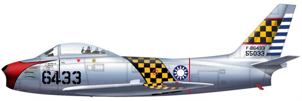 Hobby Master 1/72 HA4351 F-86F Sabre 6433, 1st TFW, ROCAF