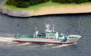 A 1/1250 scale model of the Shiretoko, a Japanese Coastguard landing ship, 2015