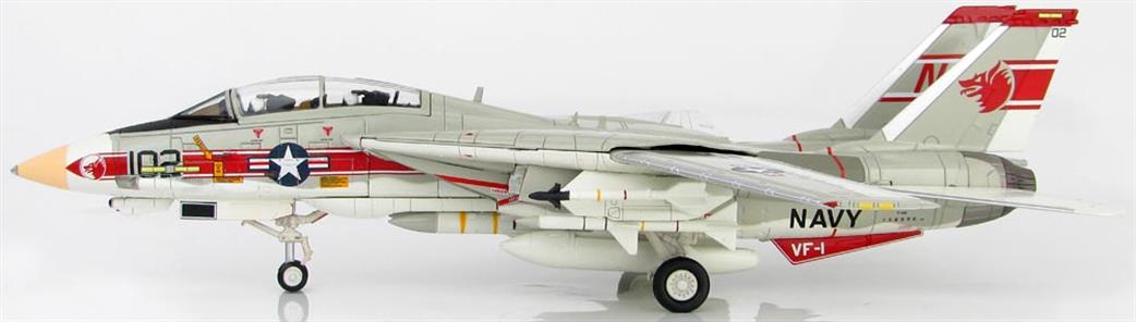 Hobby Master 1/72 HA5220 Grumman F-14A Tomcat NK102 USS Enterprise, 30th July 1976
