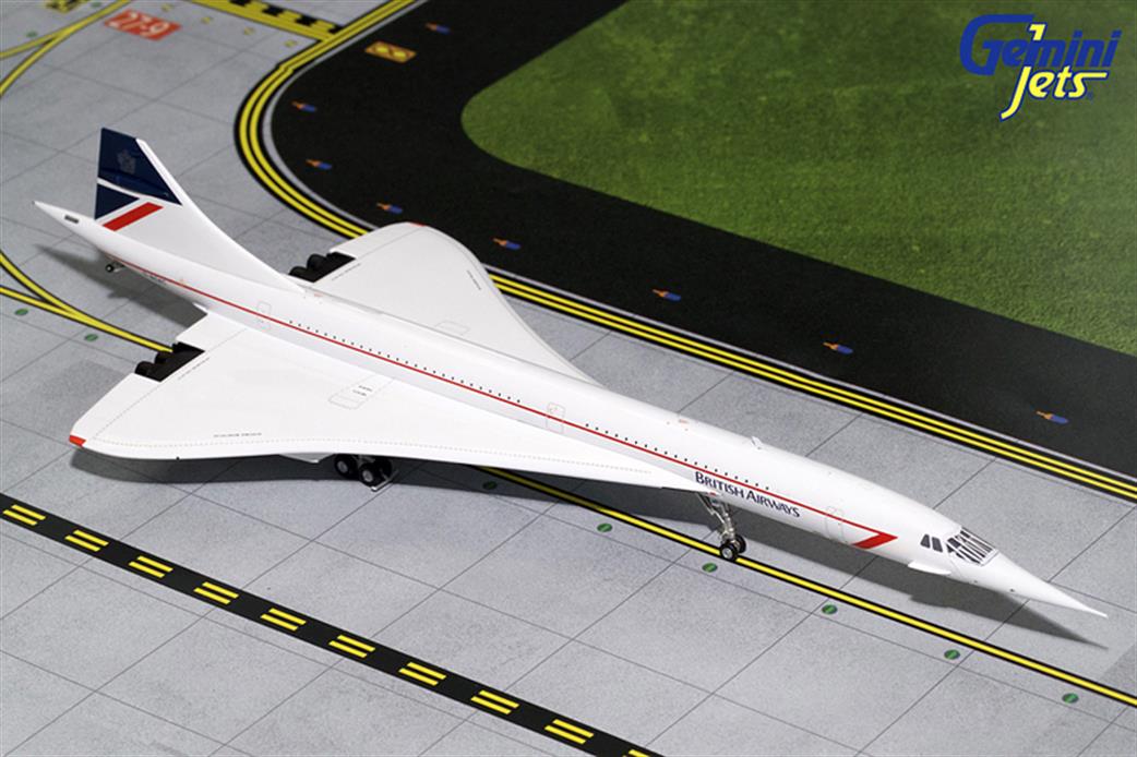 Gemini Jets 1/200 G2BAW699 British Airways Concorde G-BOAC Supersonic Airliner
