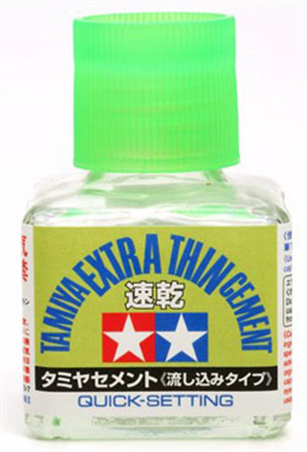 Tamiya  87182 Extra Thin Cement Quick Set 40ml Bottle