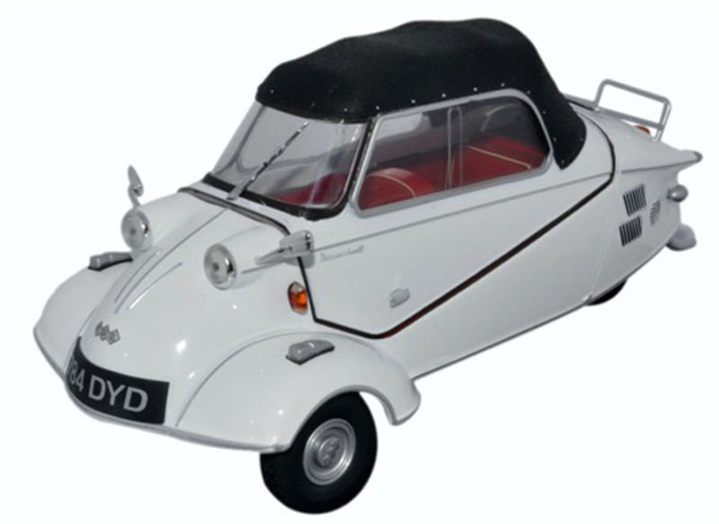 Oxford Diecast 1/18 18MBC005 Messerschmitt KR200 Polar White