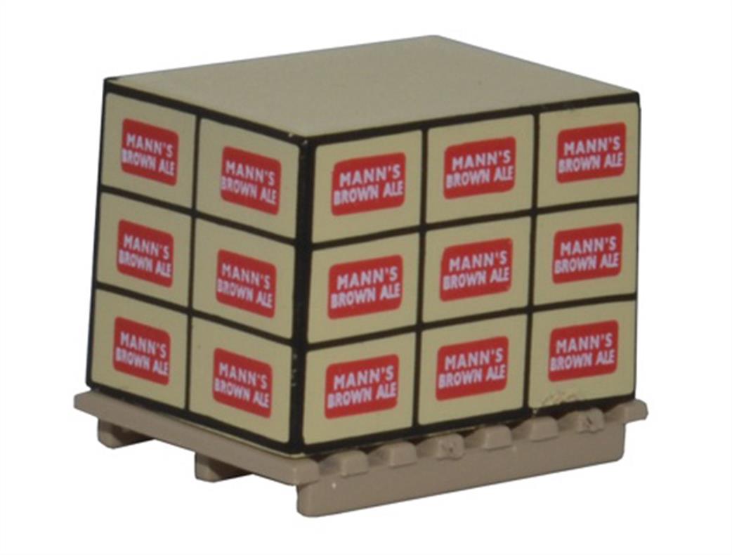 Oxford Diecast 1/76 76ACC002 Pallet/Loads Manns Brown Ale Pack of 4