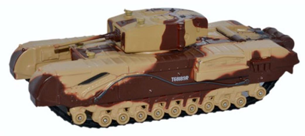 Oxford Diecast 1/76 76CHT001 Churchill Tank MkIII Kingforce Major King