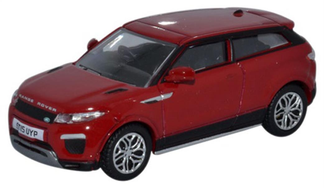 Oxford Diecast 1/76 76RRE001 Range Rover Evoque Coupe (Facelift) Firenze Red