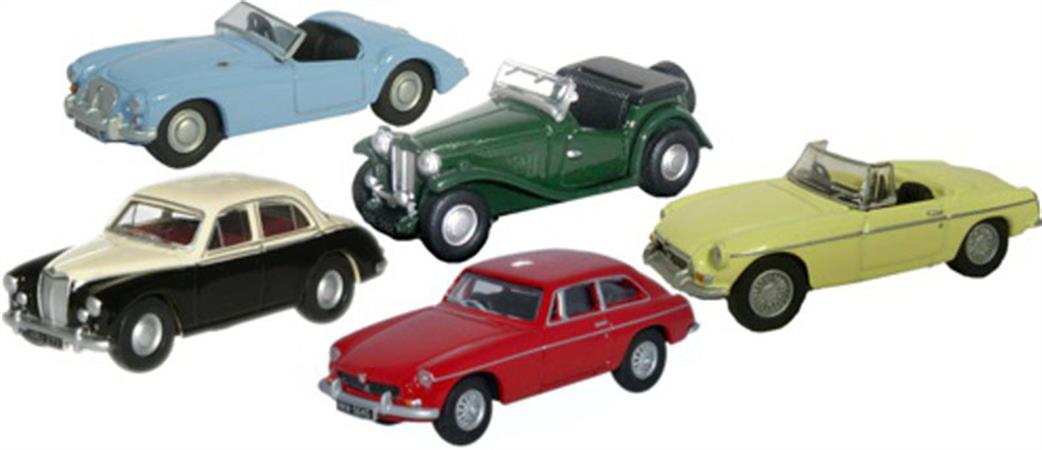 Oxford Diecast 1/76 76SET42 5 Piece MG Set