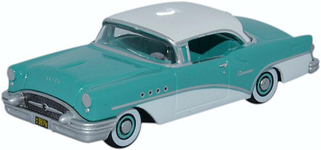 Oxford Diecast 1/87 87BC55001 Buick Century 1955 Turquoise/Polo White