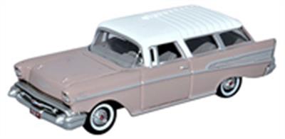 Oxford Diecast 1/87 Chevrolet Nomad 1957 Dusk Pearl/Imperial Ivory 87CN57001