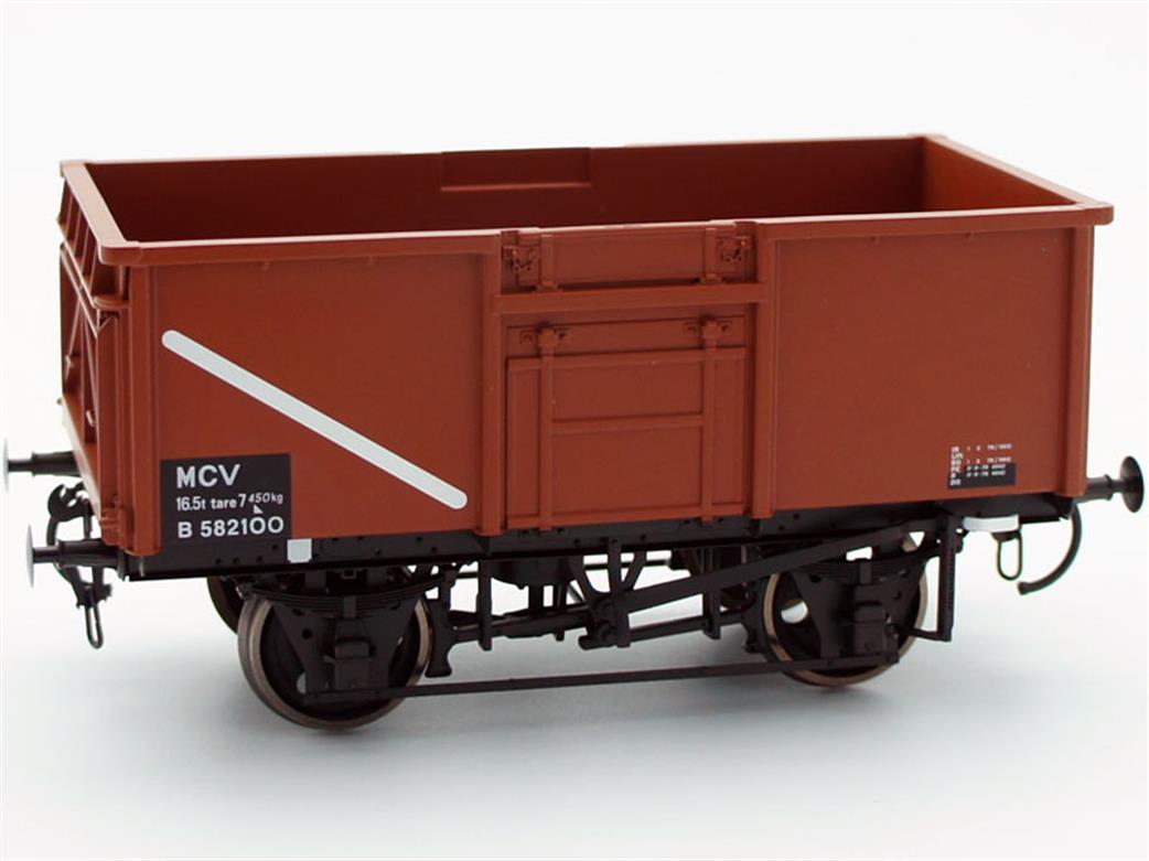 Dapol O Gauge 7F-030-009 B582100 16ton Steel Mineral Wagon Dia.1/108 Vacuum Brake Bauxite TOPS