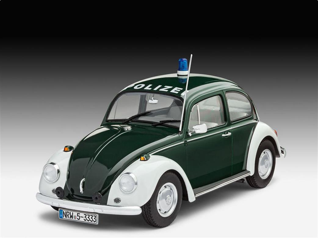 Revell 1/24 07035 VW Beetle Kafer Polizei Plastic Car Kit