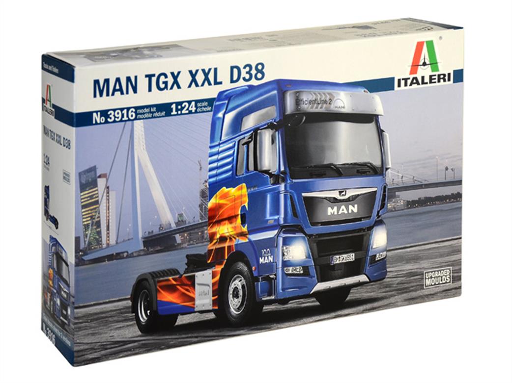 Italeri 1/24 3916 MAN TGX XXL Euro 6 Truck Cab Kit