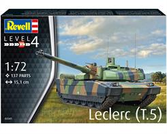 Revell 03341 Leclerc T5 Tank Plastic KitThe Leclerc tank is named after Major General Jacques-Philippe Leclerc de Hauteclocque, who fought during WWII. It is France's most important combat tank and is also used by the armed forces of the UAE. With its combination of reliability, performance, durability, versatility and agility, it can meet the needs of any military. Kit for the legendary Leclerc T5 built by French manufacturer Nexter.
