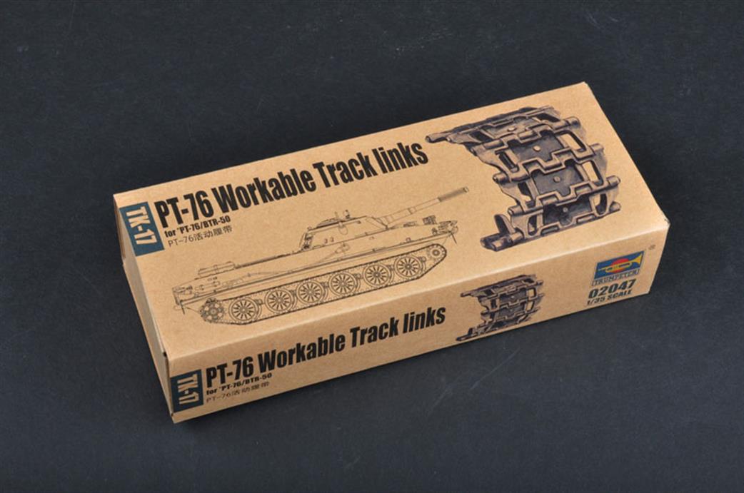 Trumpeter 1/35 02047 PT-76 Workable Track Links for BTR-50
