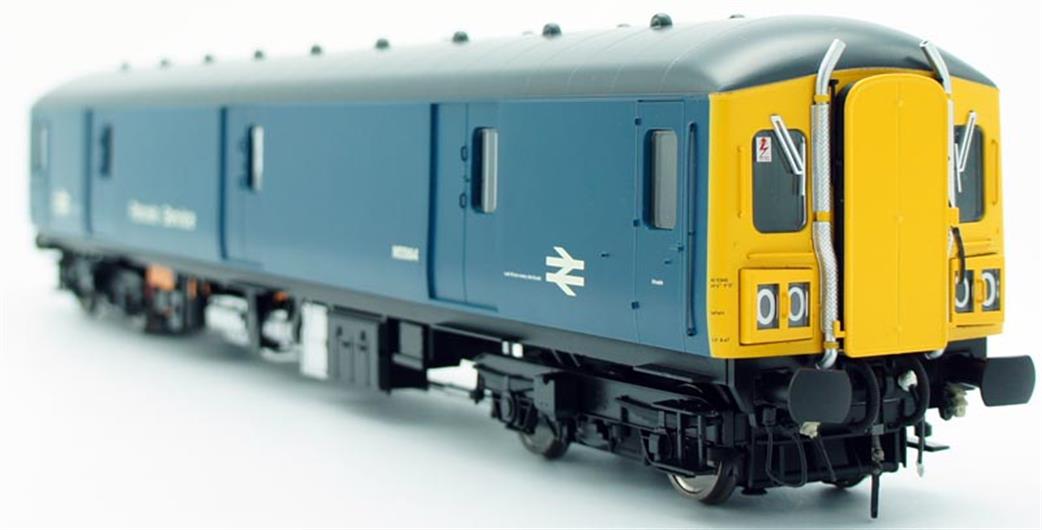 Heljan O Gauge 8913 Class 128 Single Car Parcels BR Blue with Full Yellow Ends M55994
