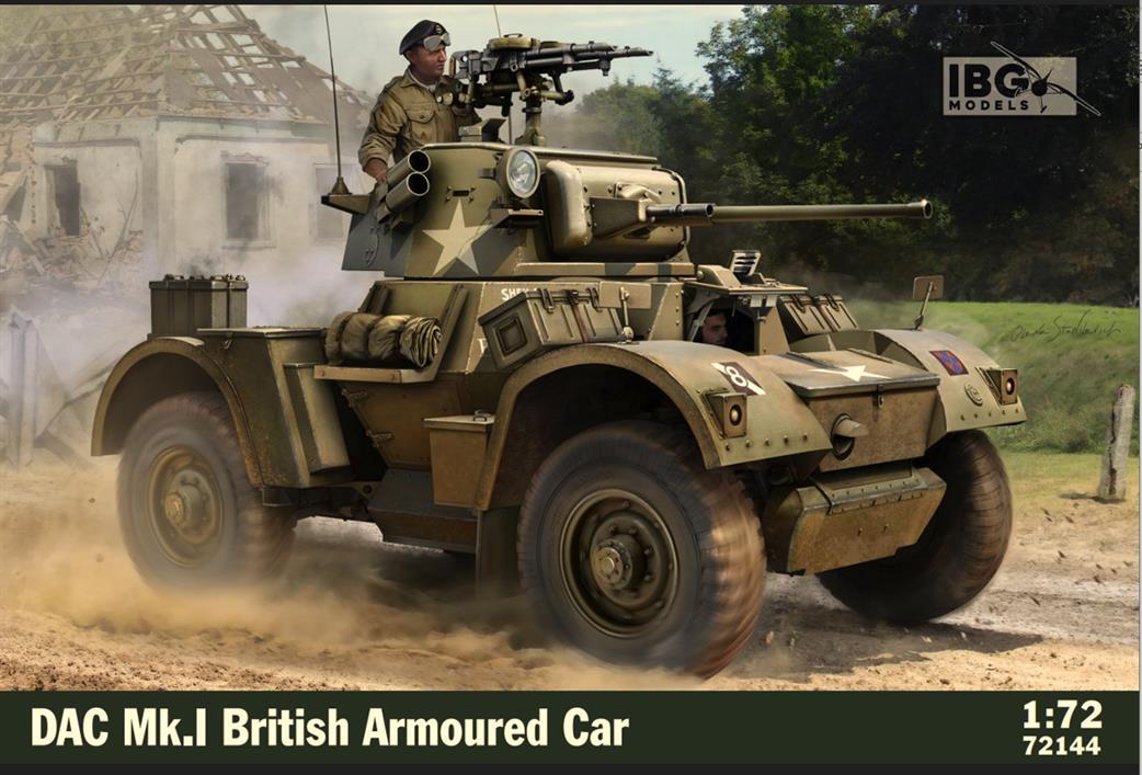IBG Models 1/72 72144 DAC Mk.I British Armoured Car Plastic kit