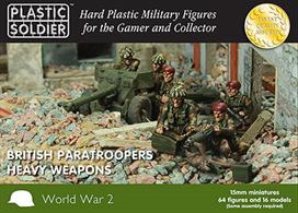This pack contains:- 4 3 inch mortars and crews 4 4 inch mortars and crews 4 Vickers machine guns and crews 4 man pack flamethrowers4 6 pdr anti tank guns and crews64 figures and 16 models&nbsp;