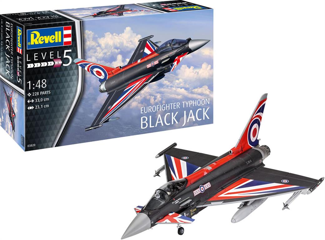 Revell 1/48 03820 Eurofighter Black Jack Aircraft Kit