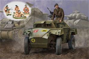 Bronco Models CB35009SP 1/35 Scale WW2 British Humber Mk1 Scout car &amp; AFV Crew.The kit includes a highly detailed one piece lower hull, upper hull and engine cover. Photo etched parts are also supplied together with decals and full instructions.Glues and paints are required to assemble and complete the model (not included).