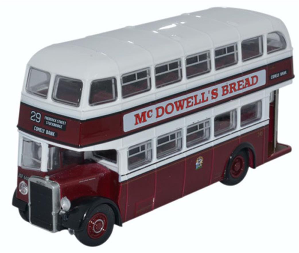 Oxford Diecast 1/76 76PD2005 Leyland PD2/12 Edinburgh Bus Model