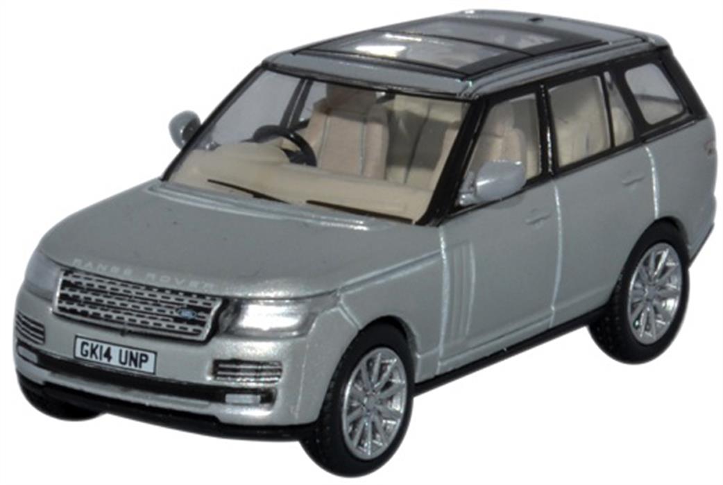 Oxford Diecast 1/76 76RAN004 Range Rover Vogue Indus Silver