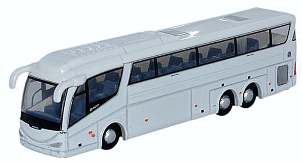Oxford Diecast 1/148 NIRZ005 Scania Irizar Bus White