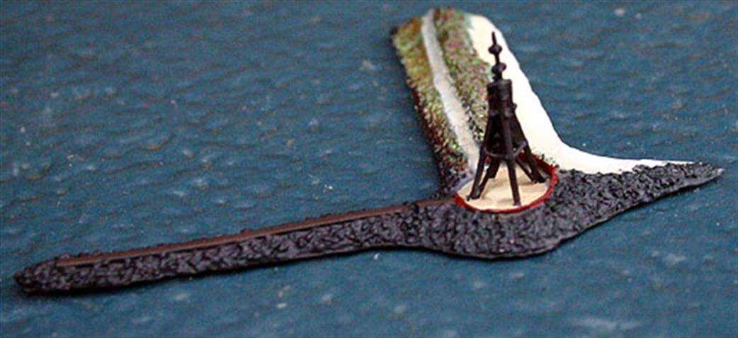 Pharos 1/1250 Ph18 Kugelbake lighthouse, Cuxhaven