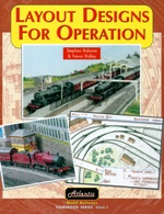 Layout Designs for Operation 9781902827148Twenty schemes with half exploring British themes plus ideas for a variety of settings in Europe and even North America, something for all tastes and motivations.Author: Stephen Rabone &amp; Trevor Ridley.Publisher: Atlantic.Paperback. 95pp. 21cm by 27cm.