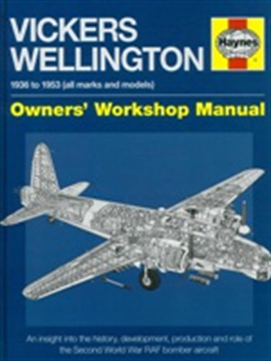 9780857332301 Vickers Wellington Haynes Owners Workshop Manual
