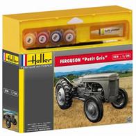 Heller 1/24 Ferguson TE20 Little Grey Fergie Tractor Kit Gift SetThis kit builds into a nice example of the classic grey Ferguson tractor. Paints, glue and a brush are included in the kit.
