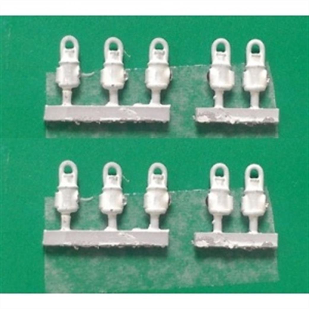 Springside OO DA5/10 LNER Locomotive Head and Tail Lamps Pack of 10