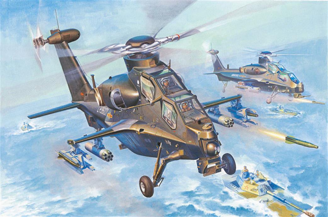 Hobbyboss 1/72 87260 WZ-10 Thunderbolt Modern Helicopter Kit