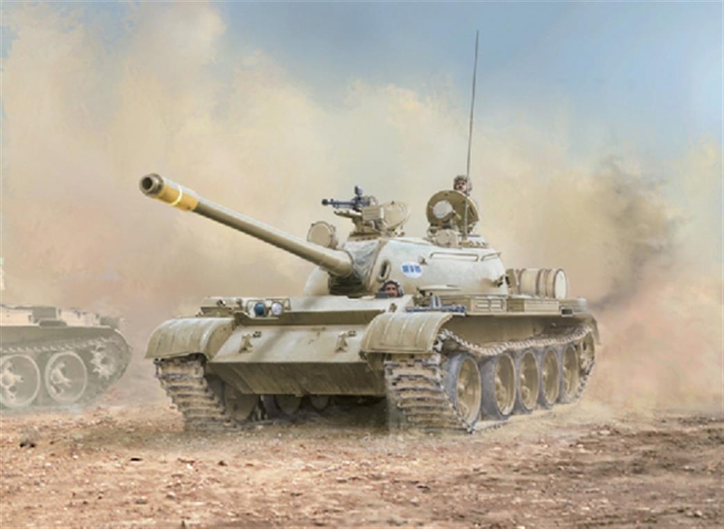 Italeri 6540 T-55 Iraqi Army tank kit Gulf War 25th Anniversary 1/35
