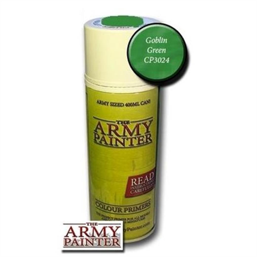 Army Painter  3024 Goblin Green Colour Primer Spray 400ml