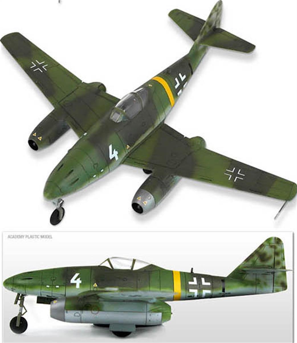 Academy 1/72 12542 German Me262A-1/2 Last Ace Limited Edition Kit