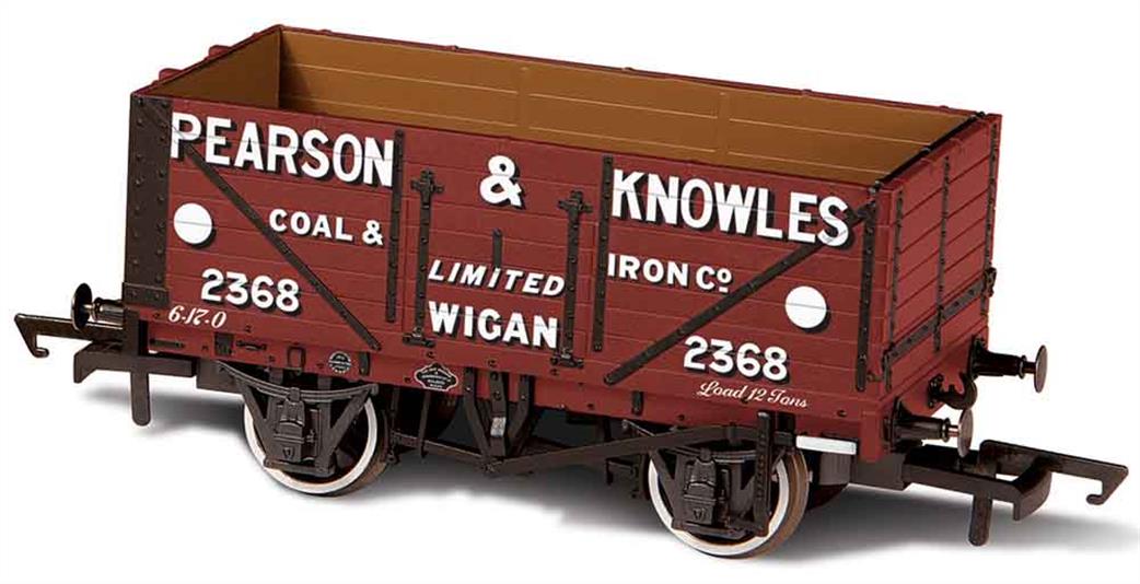 Oxford Rail OR76MW7023 7 Plank Mineral Wagon Pearson & Knowles OO