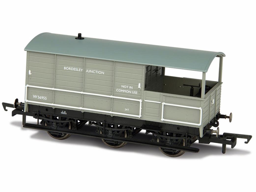 Oxford Rail OO OR76TOA003 BR ex-GWR 6 Wheel Toad Brake Van Plated Sides Bordesley Junction