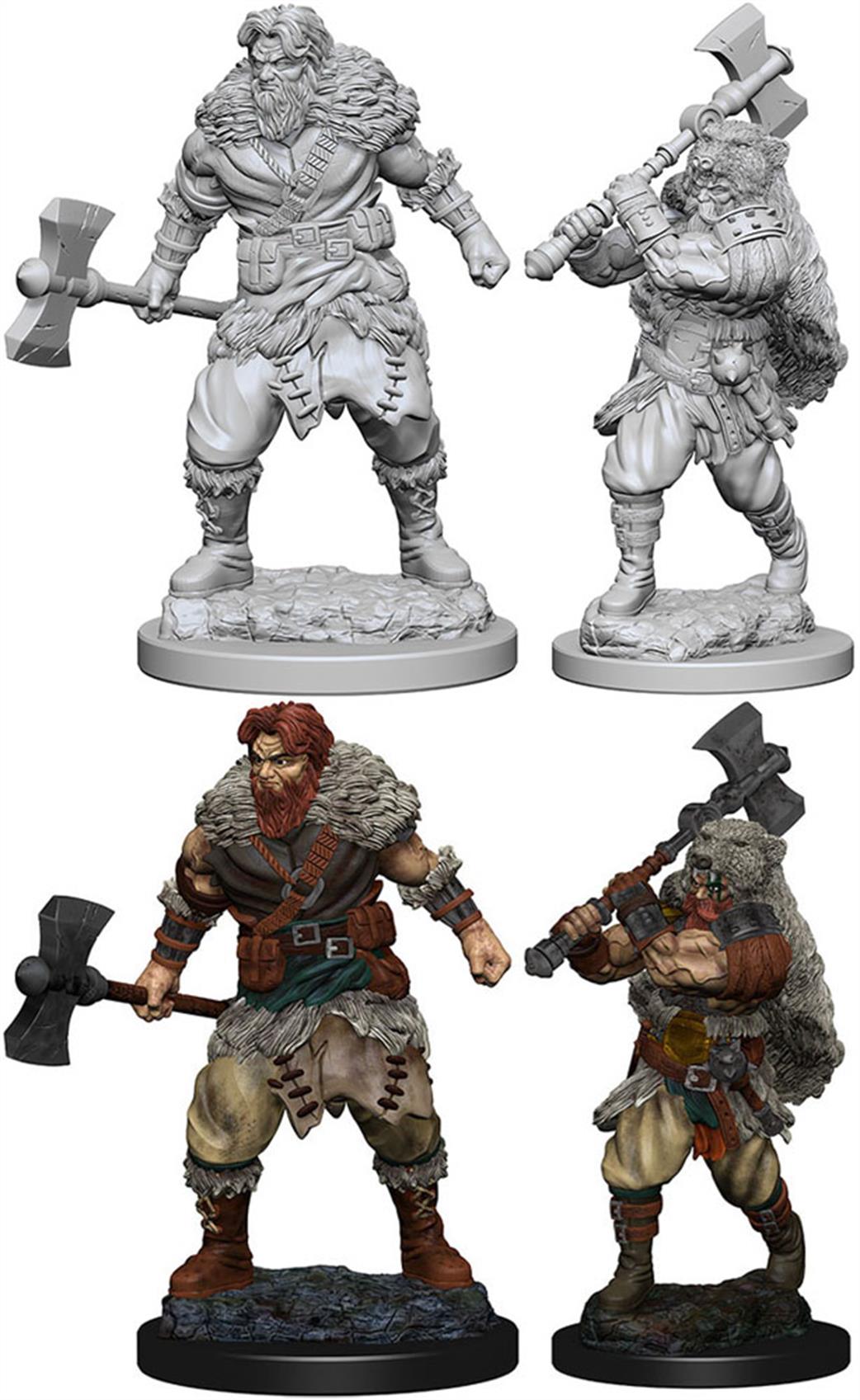 Wizkids  72643 Human Male Barbarian: D&D Nolzur's Marvelous Unpainted Miniatures