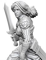 Wizkids Human Female Fighter: Pathfinder Deep Cuts Unpainted Miniatures 72597Contains&nbsp;two unpainted figures (one each of two different moulds).