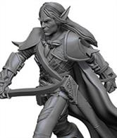 Wizkids Elf Male Fighter: Pathfinder Deep Cuts Unpainted Miniatures 72598Contains&nbsp;two unpainted figures (one each of two different moulds).