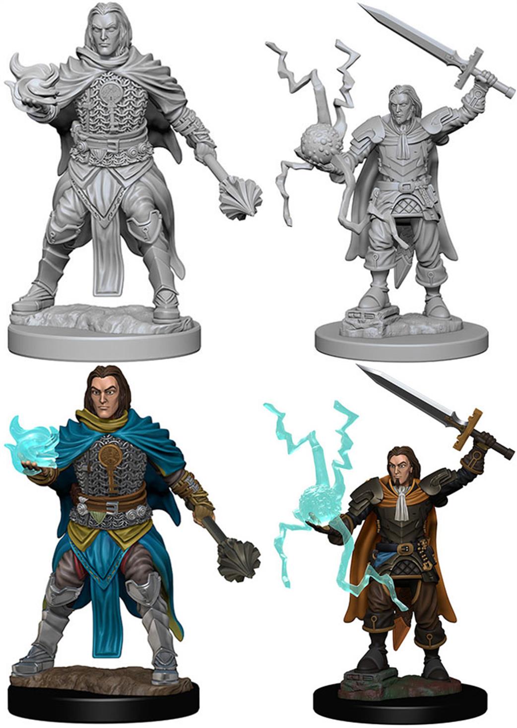 Wizkids  72600 Human Male Cleric: Pathfinder Deep Cuts Unpainted Miniatures