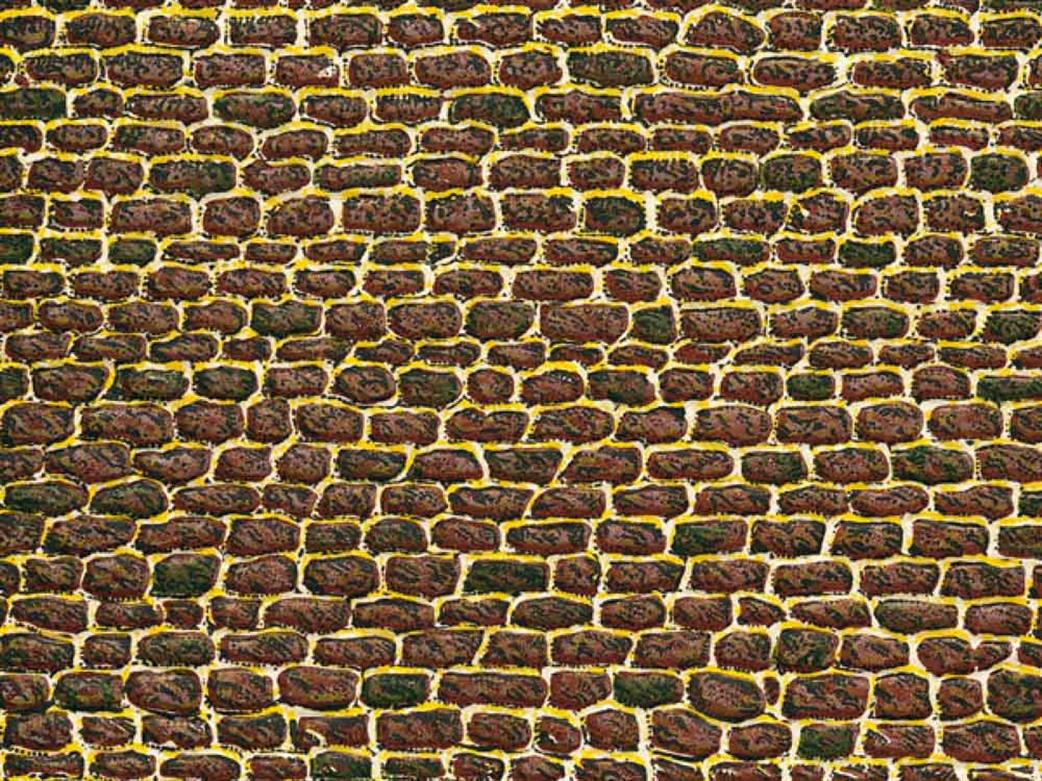 Auhagen ho/tt 50102 Irregular Cut Stone Wall 2 Pieces