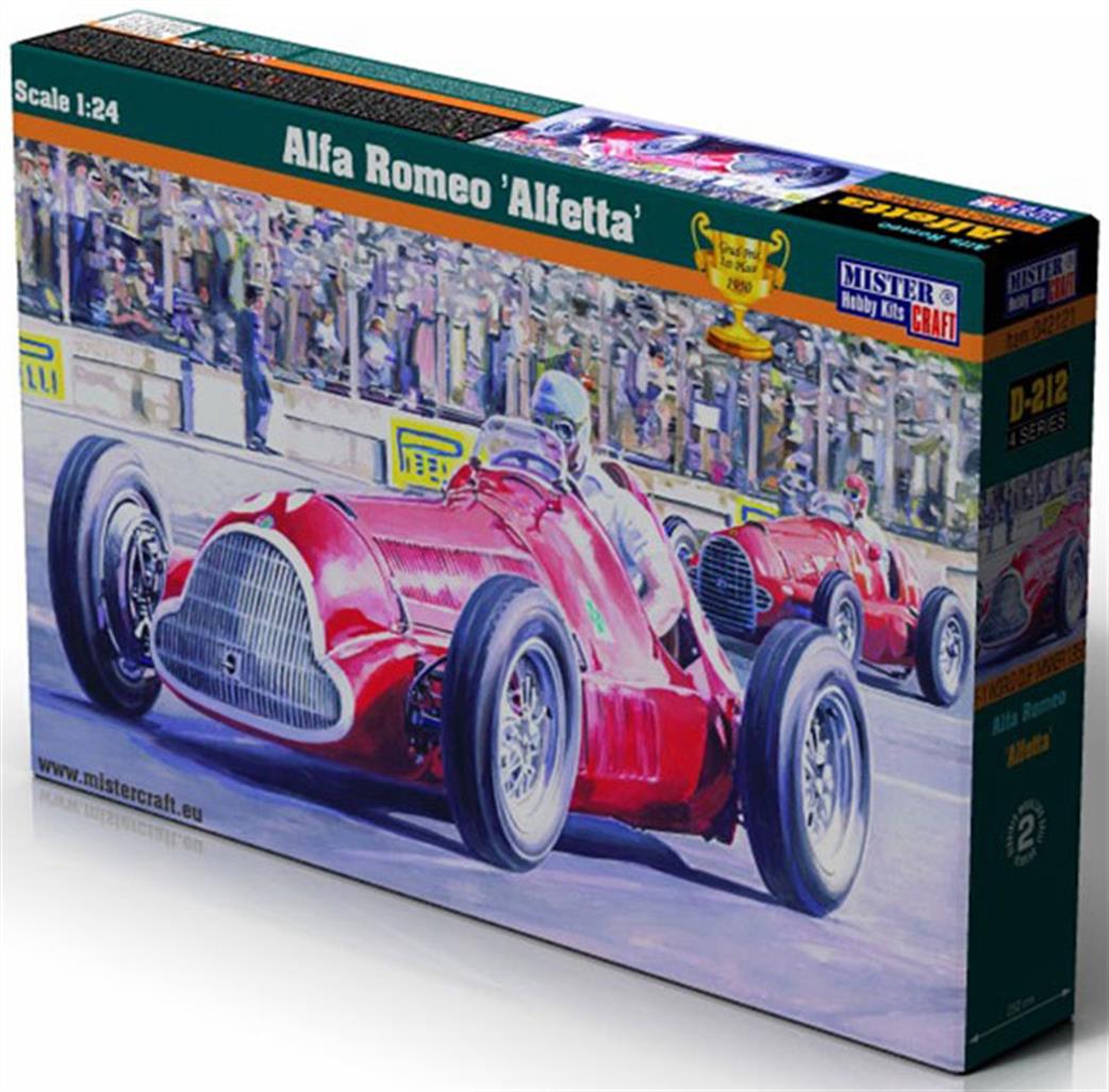 MisterCraft 1/24 042226 Alfa Romeo Alfetta Sports Car kit