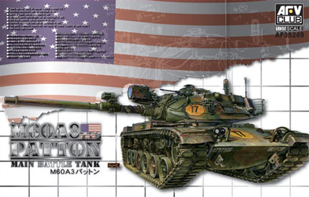 AFV Club 35249 US Army M60A3 Patton Tank Kit 1/35