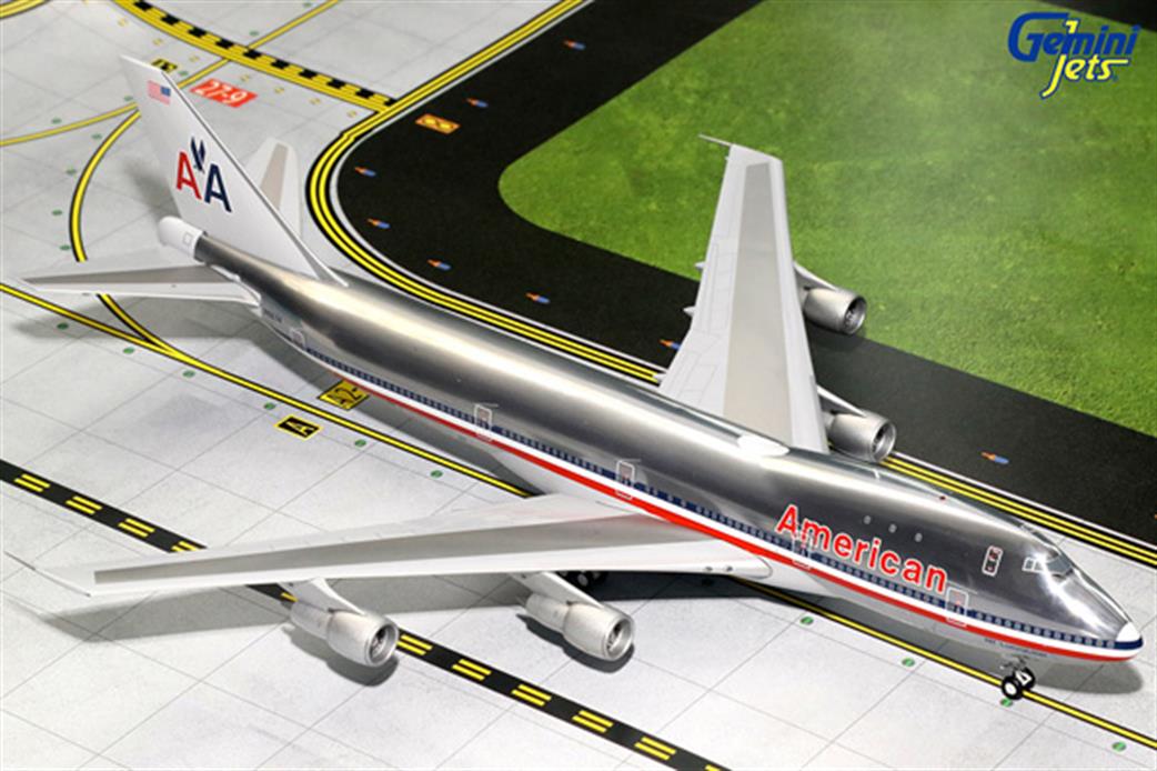 Gemini Jets 1/200 G2AAL623 American Airlines Boeing B747-100 Luxury Airliner