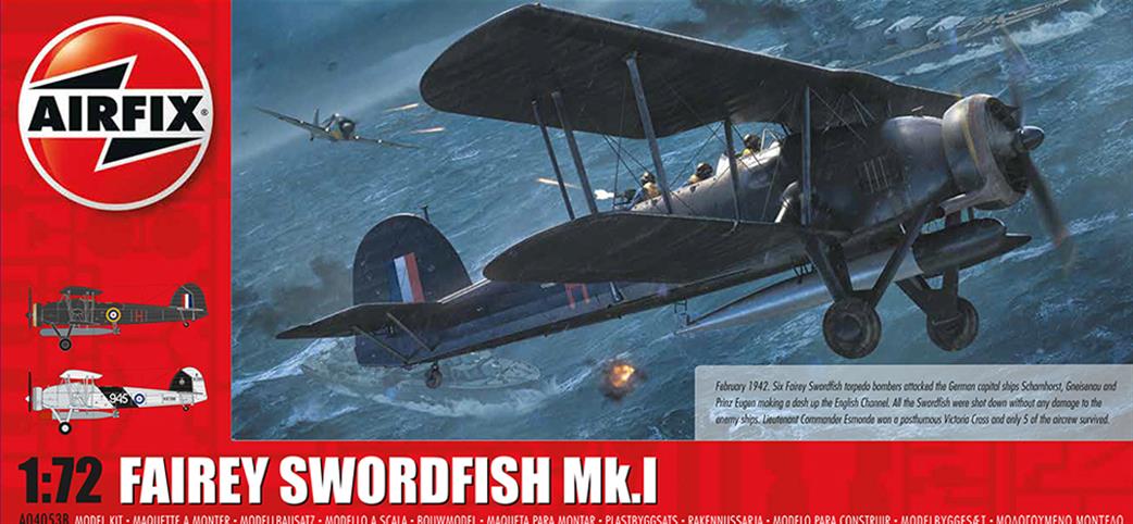 Airfix 1/72 A04053B Fairey Swordfish Mk.1 Aircraft Kit