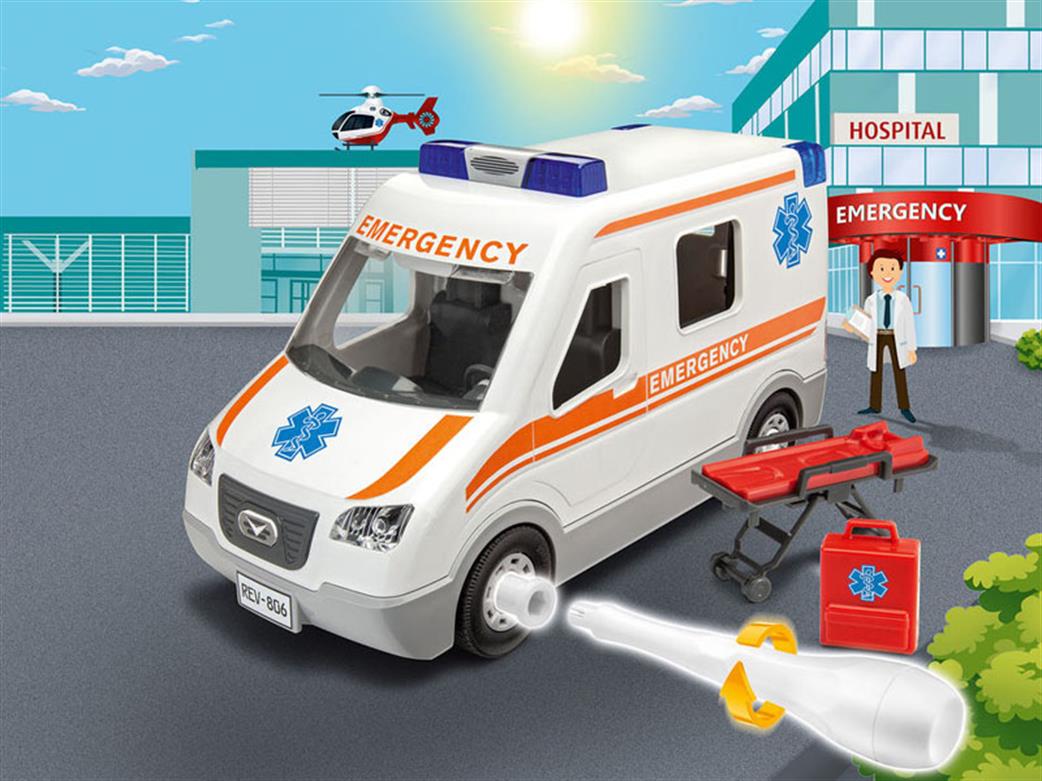 Revell 1/20 00806 Ambulance Junior Kit