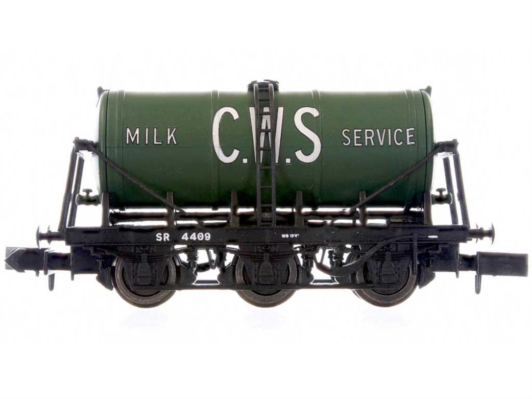 Dapol N 2F-031-021 CWS 6-wheel Milk Tank Wagon No.4409 Green Livery