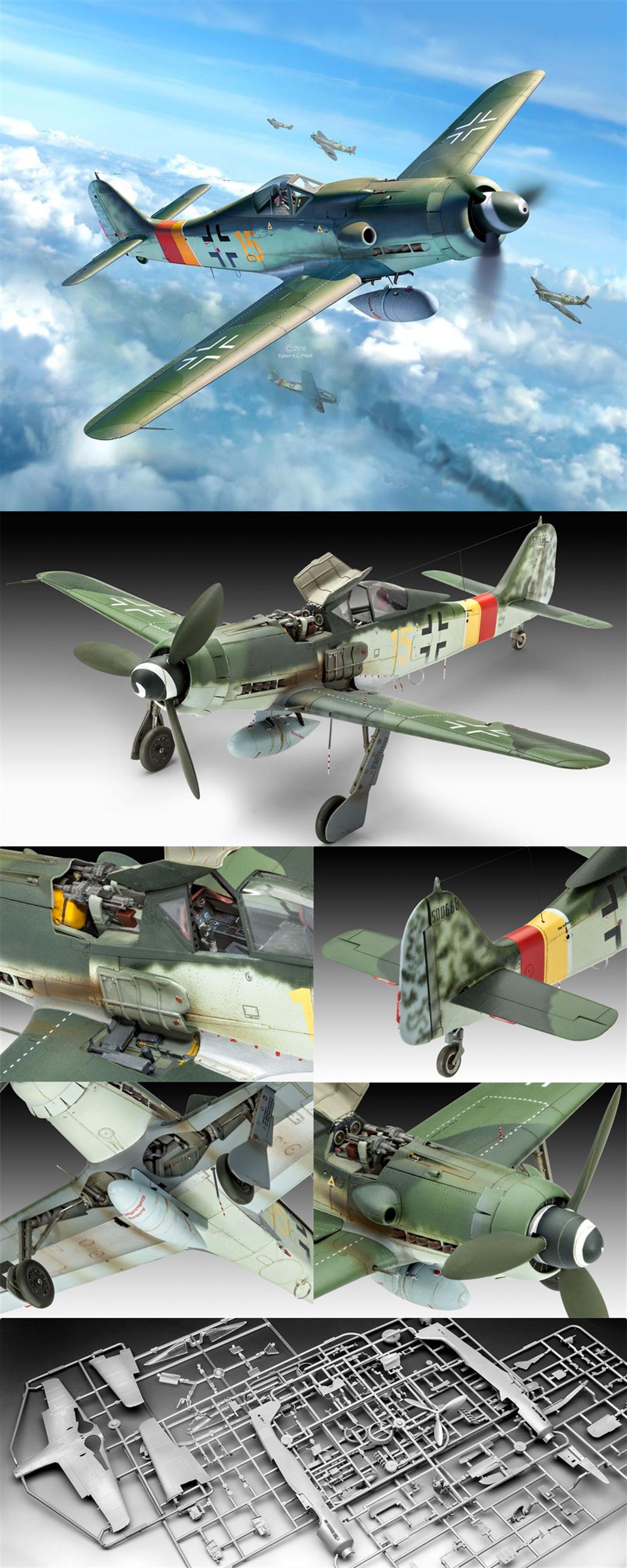 Revell 1/48 03930 Focke Wulf FW190 D-9 Kit