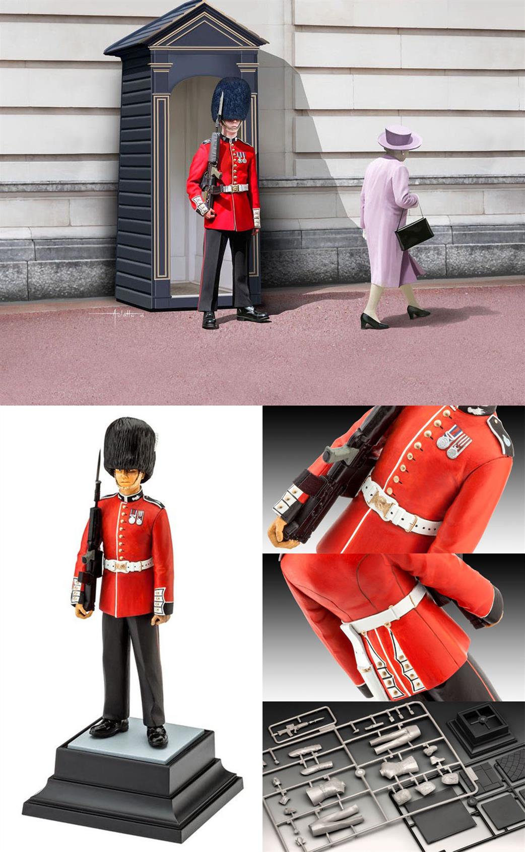 Revell 1/16 02800 Queen's Guard Figure Kit