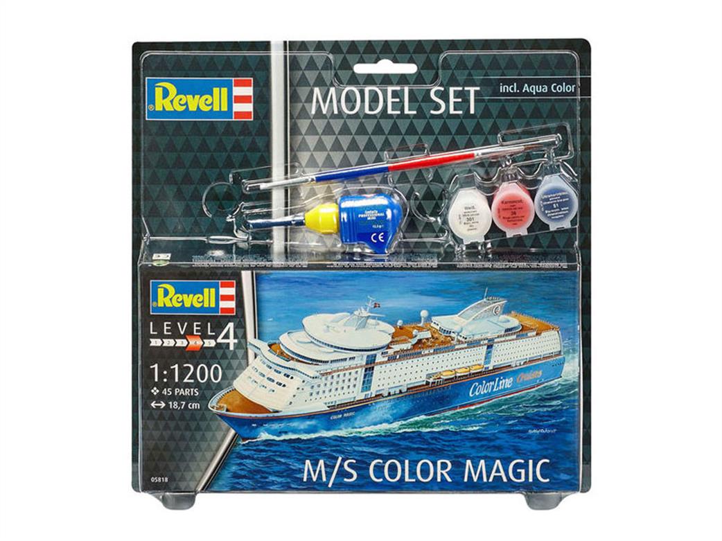 Revell 1/1200 65818 M/S Color Magic Model Set